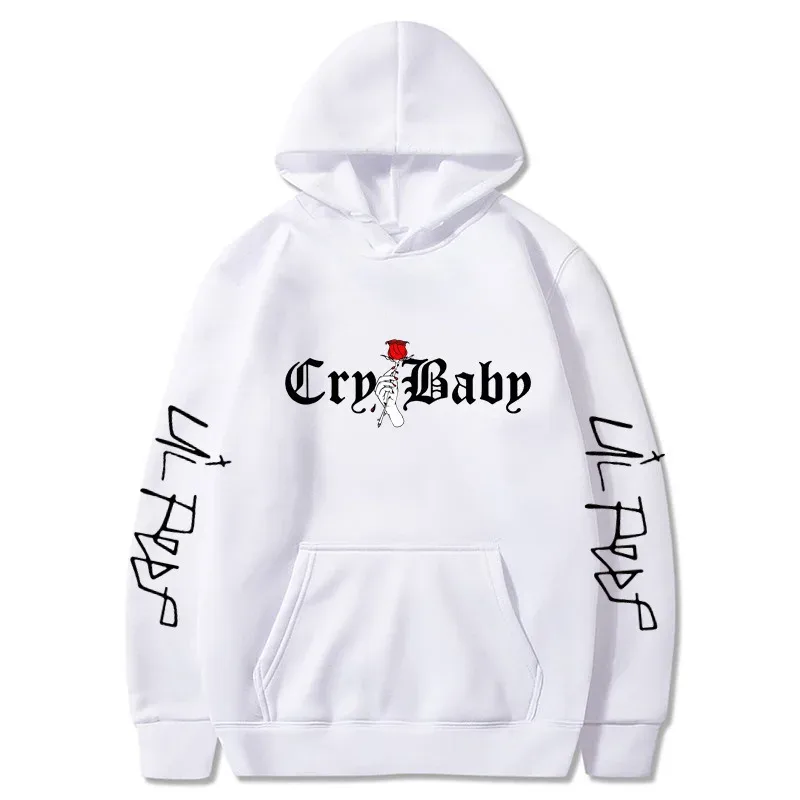 Men's Lil Peep Hoodie – Emo Rap Fan Pullover with "Lil Peep" Sleeve Text – Cozy Unisex Streetwear for Concerts casual Wear — image 5