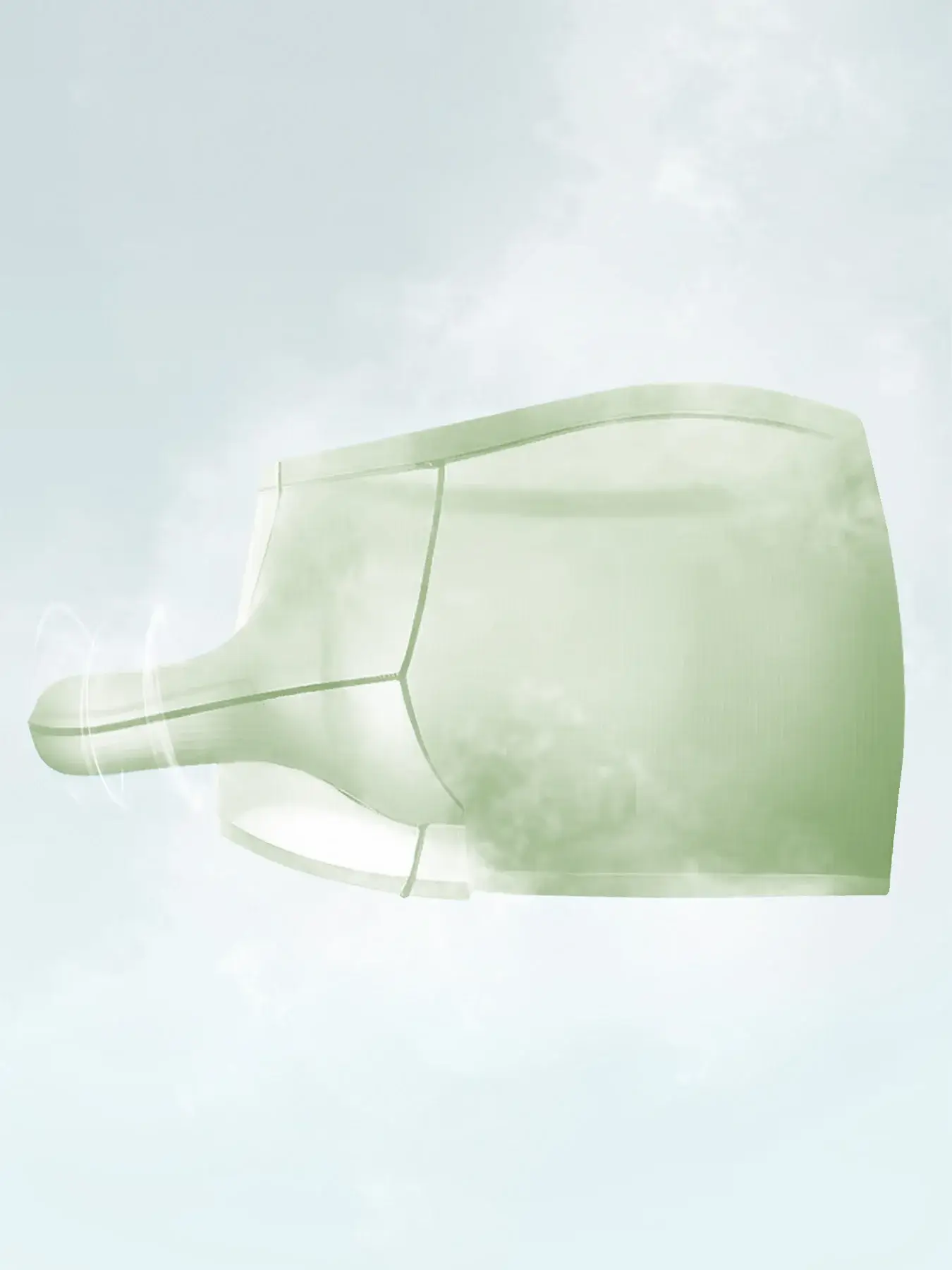 Transparent Boxer Briefs Men Sexy Underwear Ultra Thin Underpants See Through Ice Silk Knickers Smooth Glossy Lingerie Shorts