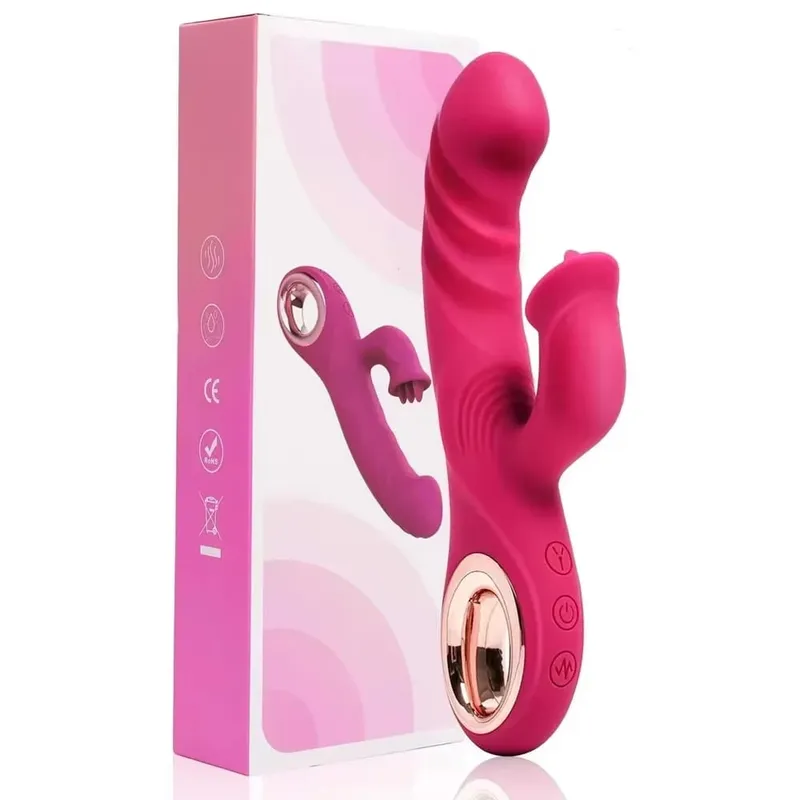 Penetration Vagina G Spot Dildo Vibrator for Women Vibrating Clitoris Stimulator Female Gradient Color Vibrator Adult Sex Toys
