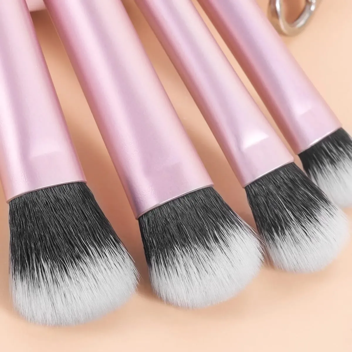 Mini set di pennelli per trucco da 10 pezzi con borsa Pennello per trucco portatile da viaggio disponibile in più colori