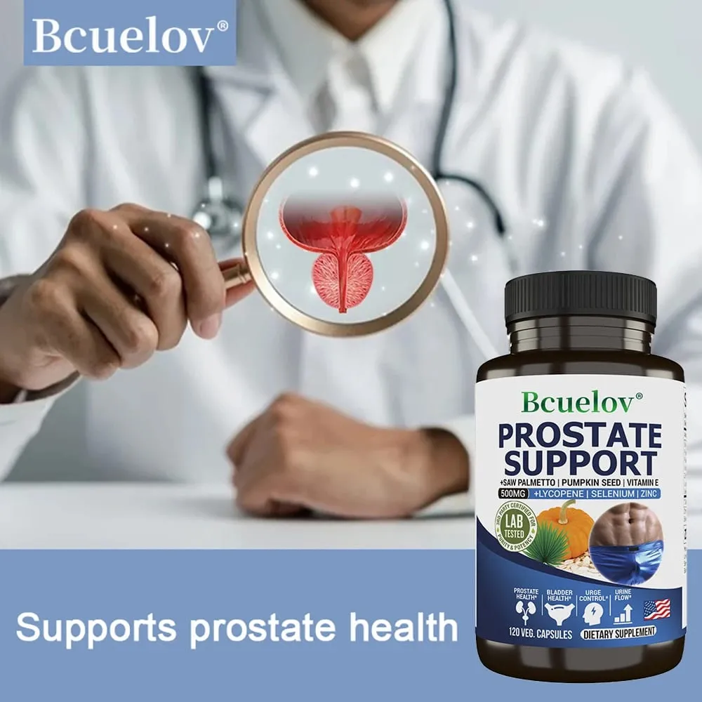 Men's Prostate and Bladder Support Capsules - Saw Palmetto Lycopene Pumpkin Selenium - Reduces Urinary Frequency — image 5