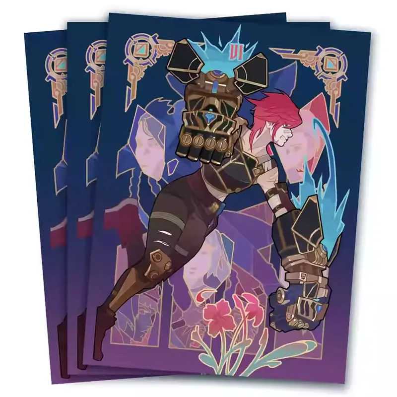Anime Card Sleeves Ari Jnx LUXX Relia Fioora Emperor Sands Card Protectors Shield Outer Cover DTCG/OPCG/PTCG 66x92mm — image 9