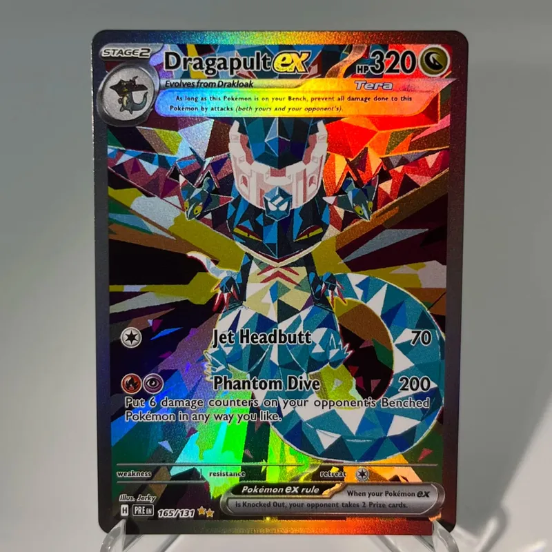 Prismatic Evolutions PKM Cards PTCG5-A GX Rainbow Umbreon Sylveon Leafeon ex Rare Collection Battle Toys Gifts for Hobbies