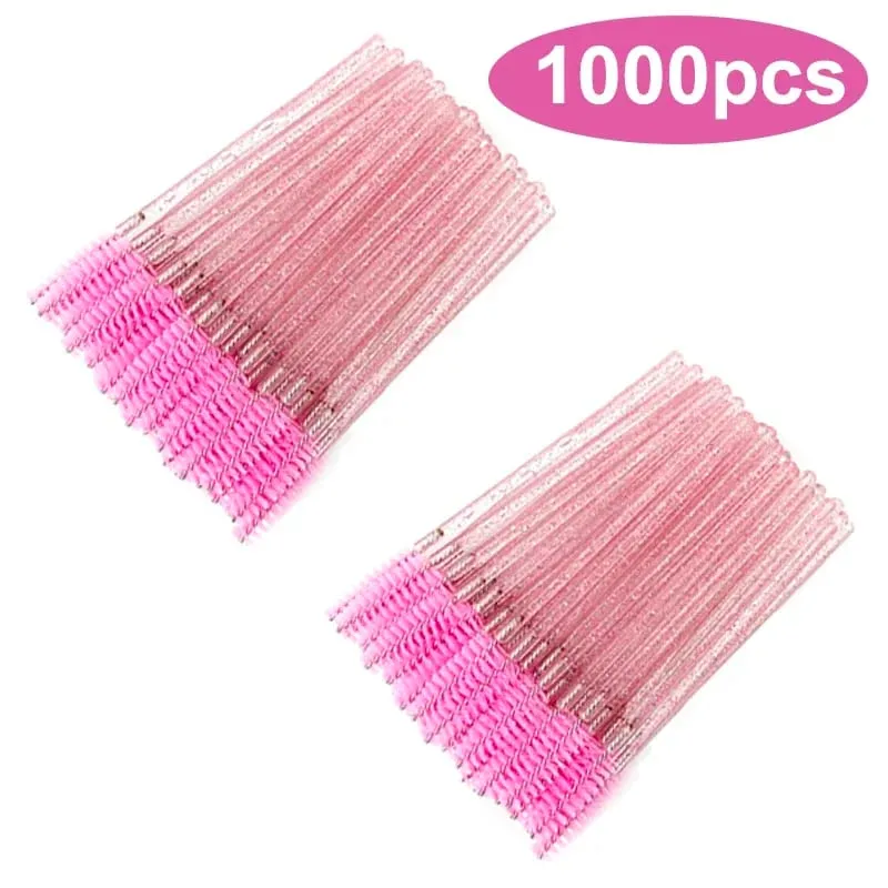 Wholesale 50/1000/2000pcs Spoolies Brush Mascara Wands Wholesale Eyebrow Lash Cleaning Brushes Applicator Makeup Tools Eyelash