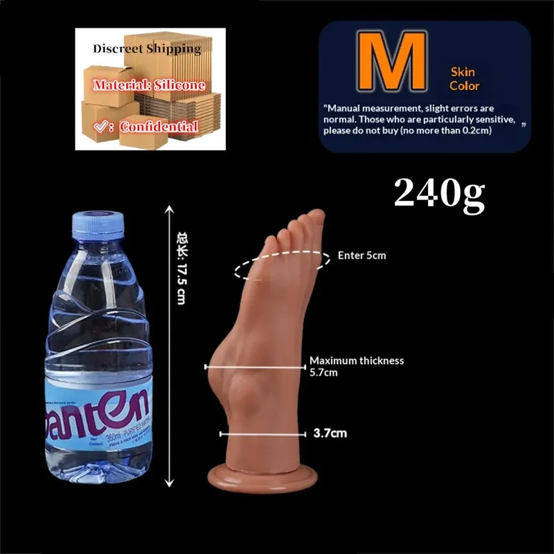 Πρωκτικό βύσμα στυλ ποδιών Big σιλικόνης γαϊδούρας ButtPlug Deep Masturbator Dildo Dilator Stimulator Πρωκτικό Dildo Παιχνίδι σεξ ενηλίκων για γυναίκες 성인용품