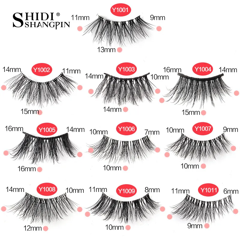 Half Lashes Cat Eye Lashes 3D Natural Winged End Eye Elongated Lashes Fox Eye Lashes Faux Mink Lashes Makeup