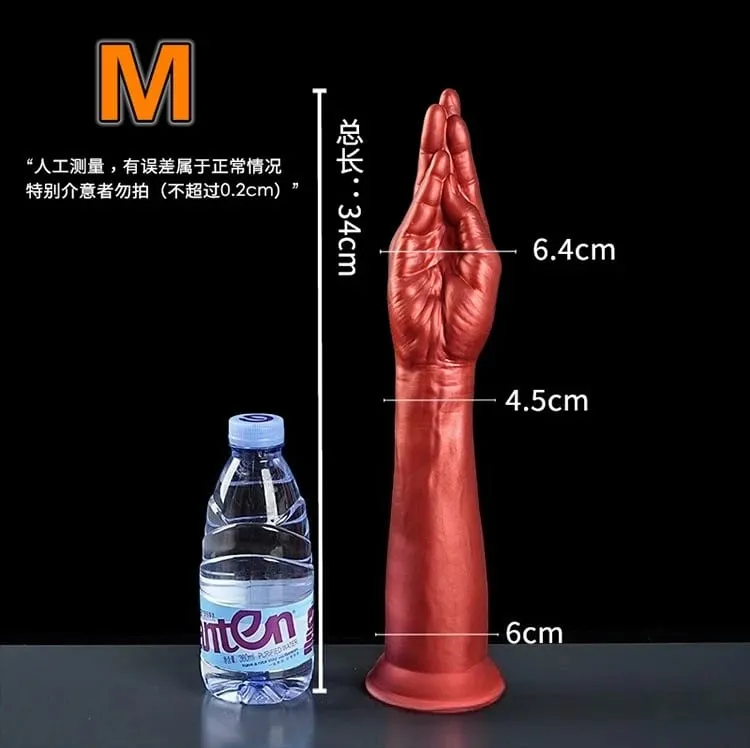 46cm Fist Hand Anal Plug Arm Dildo Vaginal Butt Dilator Deep Stimulator Anus Expander Big Dildo Masturbator Adult Anal Sex Toys