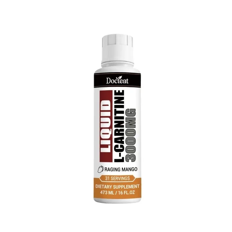 Docteat Energy Supplement with B6 Niacin B12 Thiamine & Carnitine Supports Energy Support Raging Mango Flavor 473 Ml
