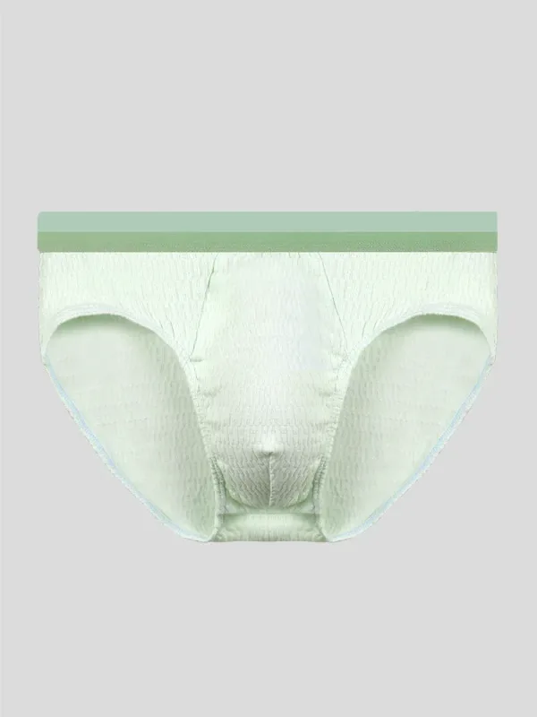 2PCS Men's triangular underpants, pure cotton men's style, made of baby cotton. The underpants are of a thin style for summer,