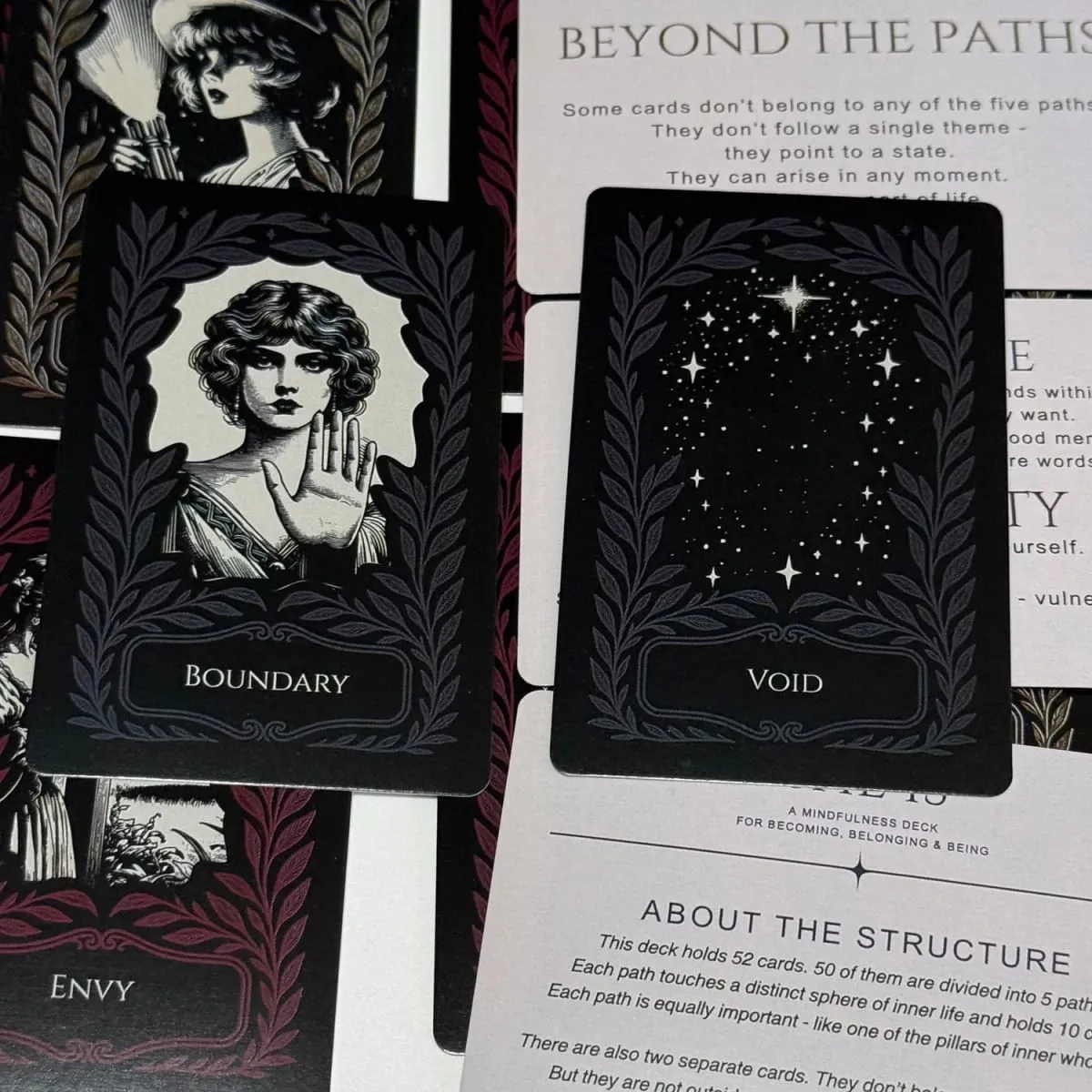 She Is Mindfulness Self-Care Cards Inner Dialogue Self-Reflection Tool for Family Gatherings Interactive Board Playing Game
