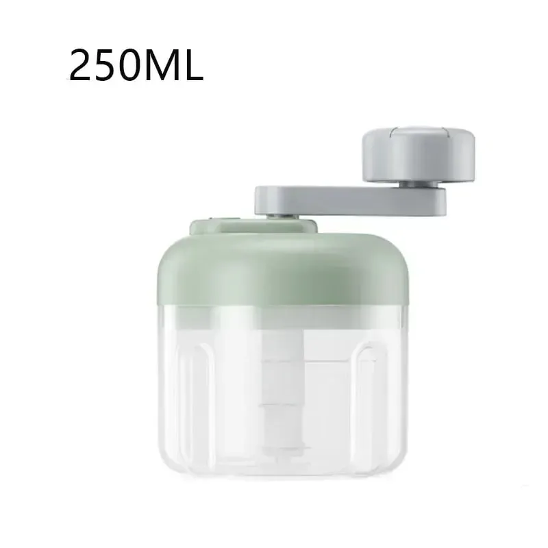 Perajang Sayuran Multifungsi Pengolah Makanan Kecil Manual Perajang Makanan Putar Tangan Alat Mincer Bawang Putih Gadget Dapur