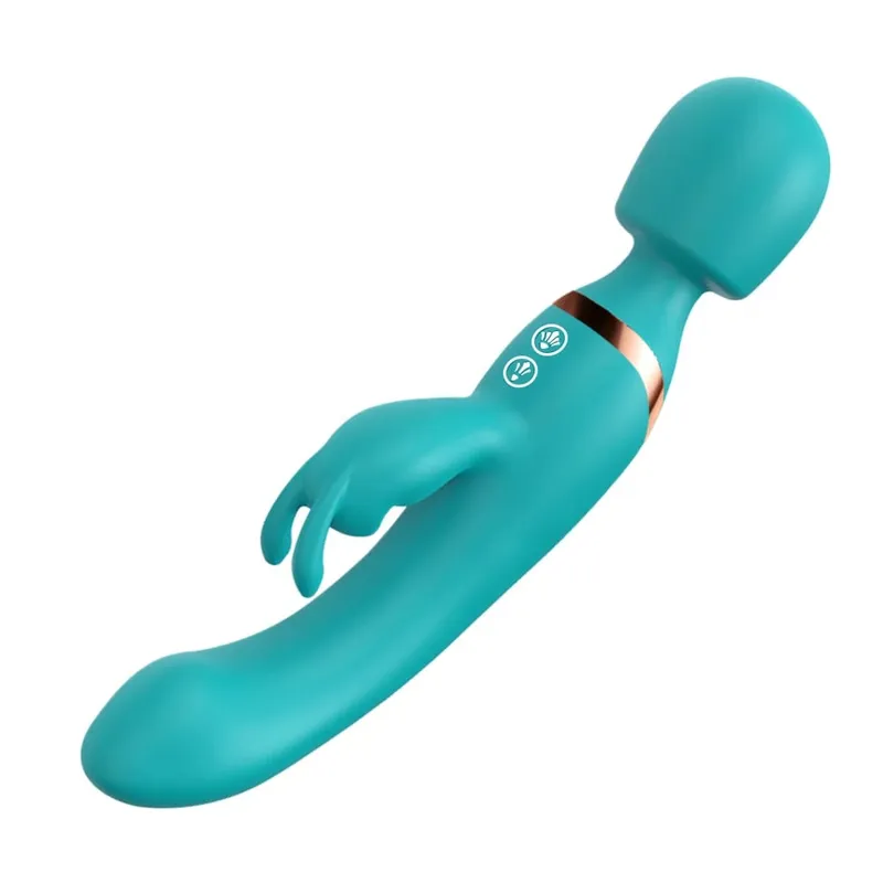 3 IN 1 Rabbit Vibrator AV Sex Machine 10 Vibrating Modes Magic Wand Clit Stimulator G Spot Vagina Massager Sex Toy For Couples