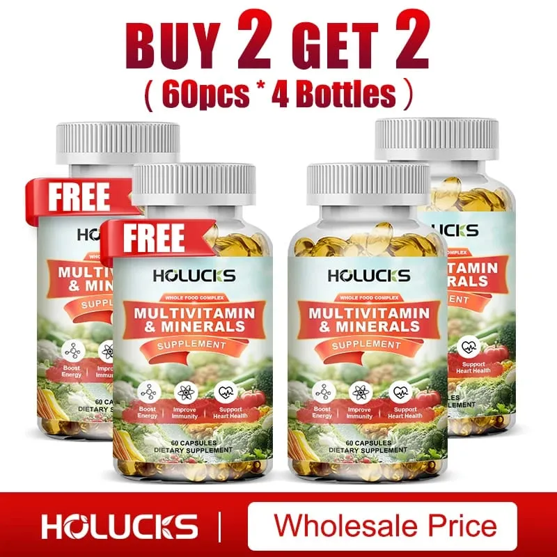 Free Multivitamin & Minerals Capsules with Whole Food Complex Support Immunity Heart Health & Daily Wellness for Adult — image 11