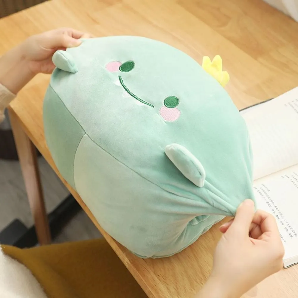 Creative Plush Toy Hand Warmer Plush Pillow Super Soft Keep Warm Office Nap Pillow Animal Cartoon Pillow Stuffed Toy Office