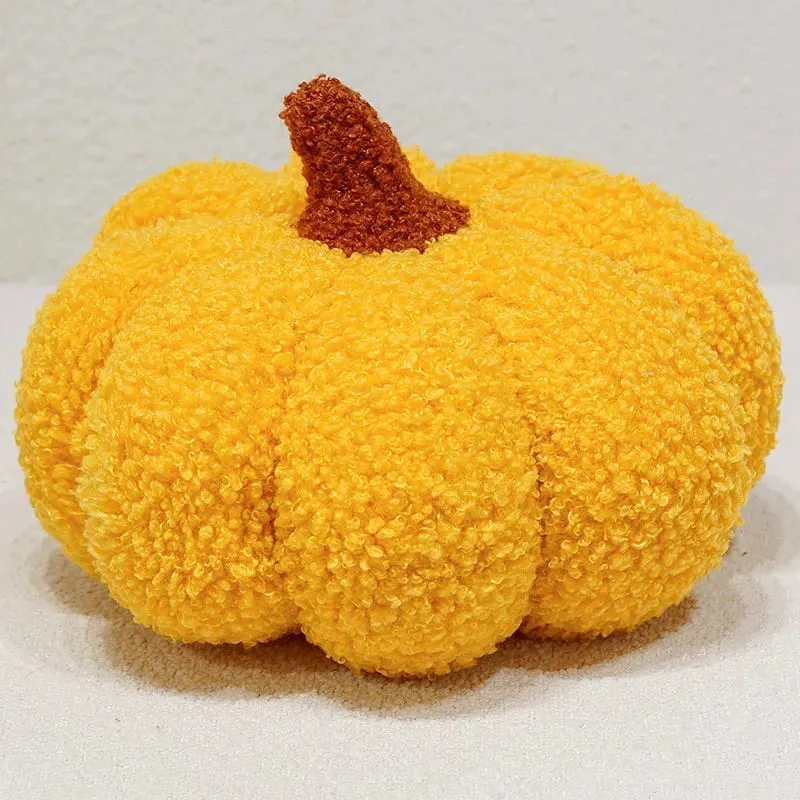 Multicolor Pumpkin Plush Pillow Soft Stuffed Pumpkin Cushion Home Decoration Cute Plush Toy Halloween Gift Bedside Bed Cushion — image 7