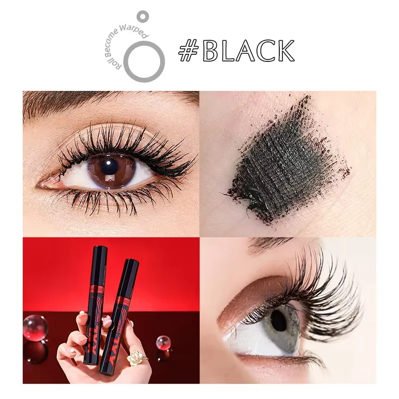 3D Mascara Waterproof Extra Volume Langdurige Hyper-Curl Verlenging Wimper Niet-vlekkende wimpers Zwarte Mascara Make-up