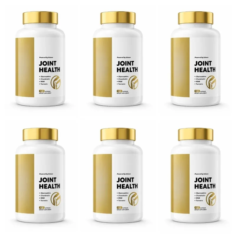 Joint Health Capsules with Glucosamine Sulfate Chondroitin Sulfate MSM Turmeric Boswellia Extract Mobility Support 120 Capsules — image 12