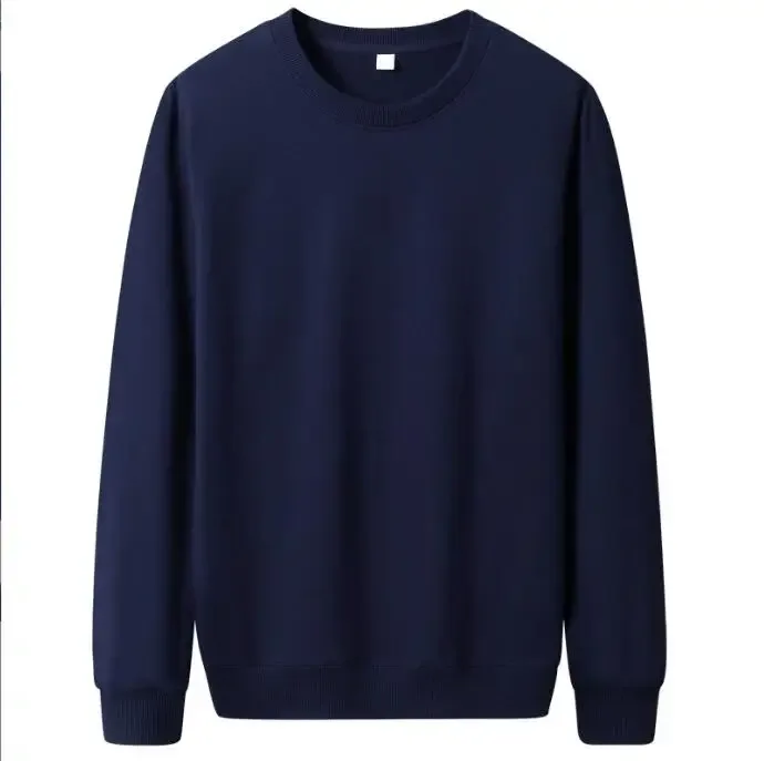 Men Casual Hoodie Solid Color Sweatshirt Fashion Winter Autumn Casual Sweatshirts Pullover Fleece Streetwear — image 9