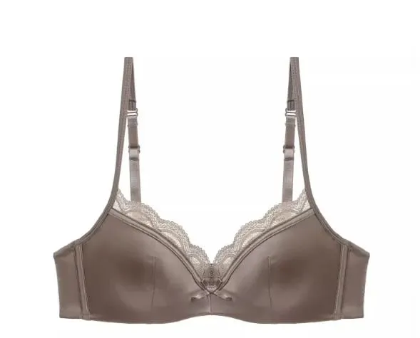 Mùa Hè Liền Mạch Ren Bộ Áo Ngực Cho Vòng Ngực Nhỏ Dây Mềm Chống Chảy Xệ Giảm Béo Áo Bralette & Quần Nhẹ Quần Lót bộ