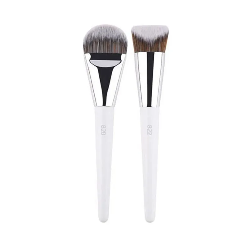 1 stk hvide pulver makeup børster 3D flydende foundation base make up børste Øjenskygge blanding Detail Face Eye Concealer Skønhedsværktøj