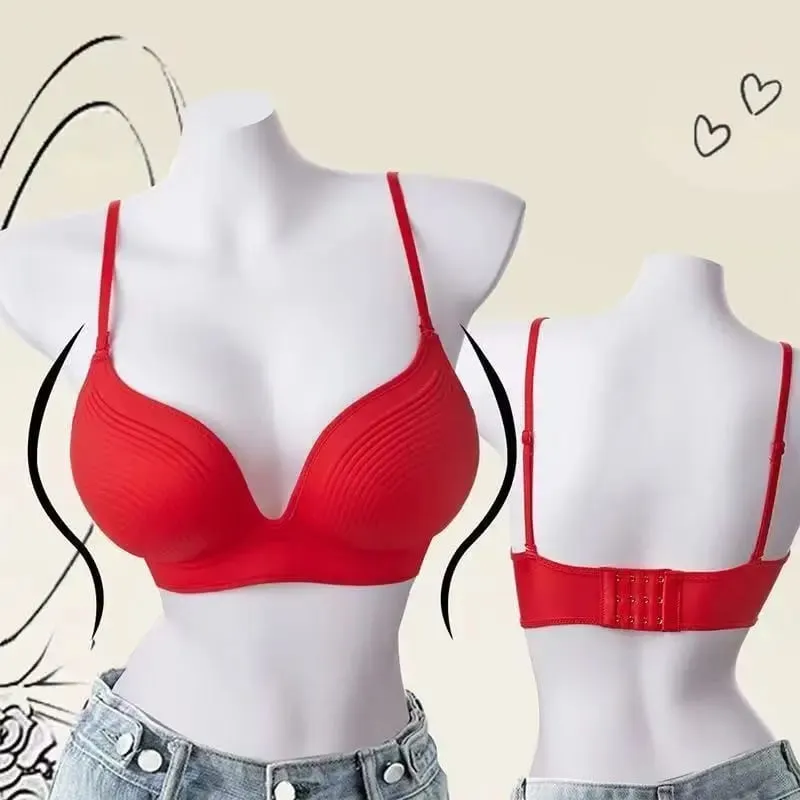 New 10cm Push Up Bra for Small Breasts Ultra Thick Lingerie Seamless T-Shirt Bras with 3D Memory Foam Cups