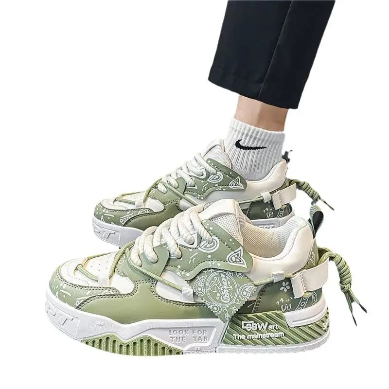 Men's Casual Sneakers Mesh Breathable Fashionable Lace Up Running Shoes 2026 Walking Daily Sneakers Jogging Training Footwear