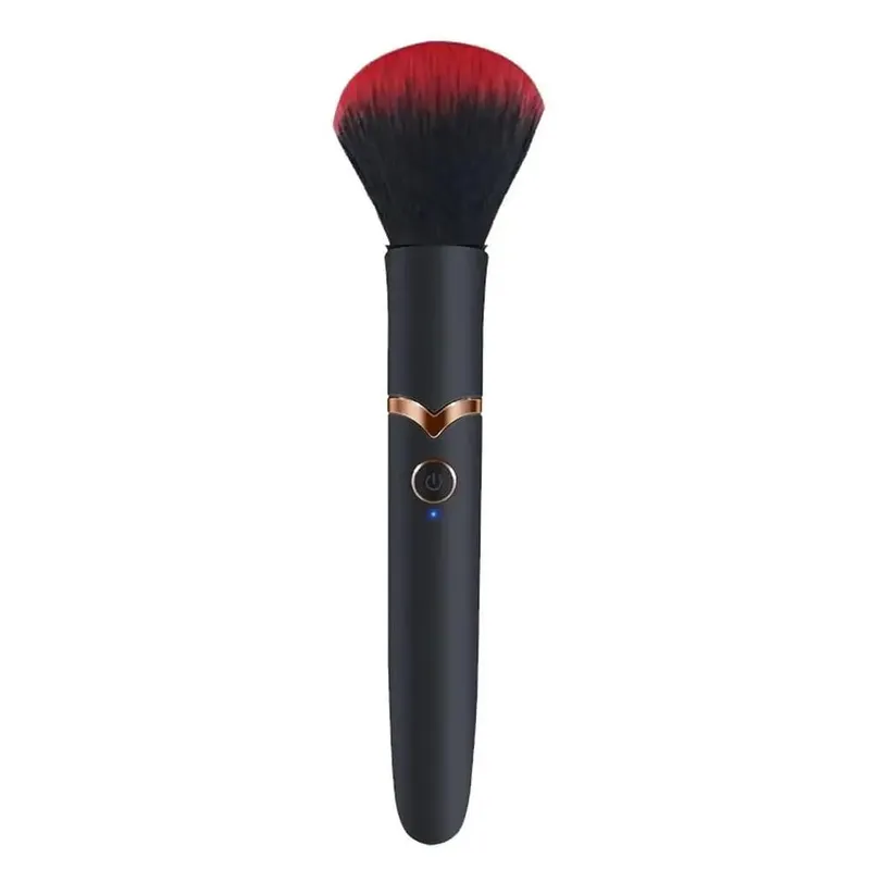 Pincel de maquiagem elétrico, pincel de base, vibração, portátil, recarregável, pincel cosmético, ferramentas de maquiagem detalhadas