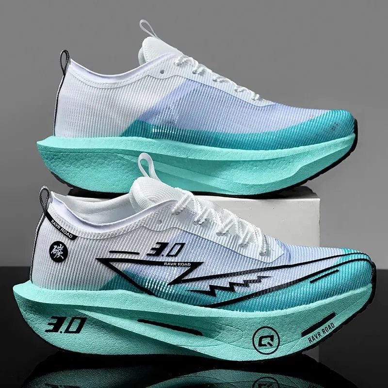 Couple Breathable Mesh Carbon Board Shoes Student Sports Exam Shoes Chunta Ultra Light Rebound Marathon Running Shoes — image 4