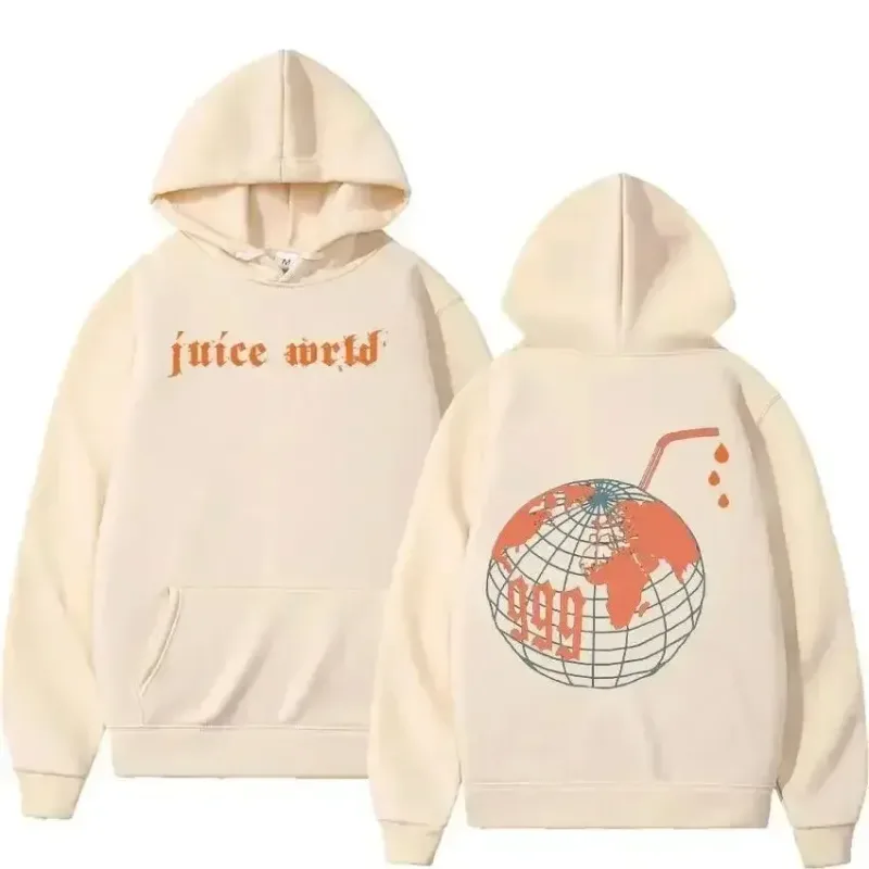 2026 Juice WRLD Men's Hooded Sweatshirt Autumn Fashion Hip Hoo Casual Pullover Unisex Street Style Loose Fit Warm Y2K Trend