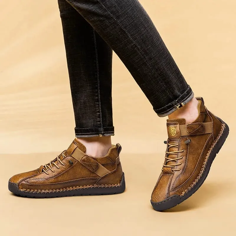 Handmade Men's High-Top Sport Casual Boots Breathable Outdoor Wear with Extended Size Options Classic Ankle Boots — image 6