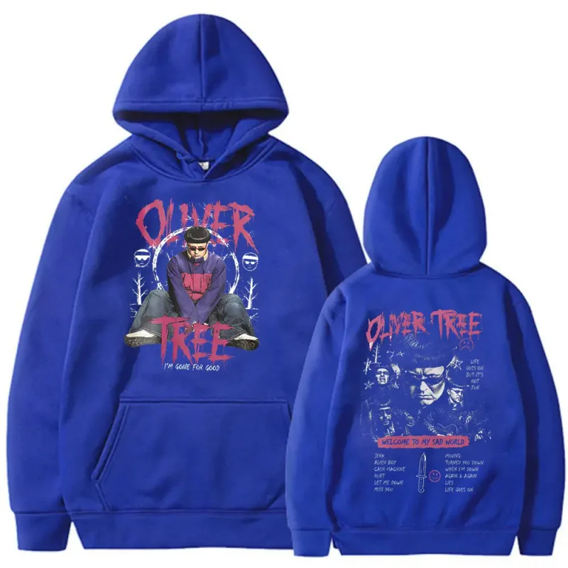 Oliver Tree Trùm Đầu Cuộc Sống Đi Vào 1993-2026 Người Hâm Mộ Tặng Áo Chui Đầu Nam Quần Áo Thời Trang Hip Hop Quá Khổ Áo Có Mũ Trùm Đầu — image 11
