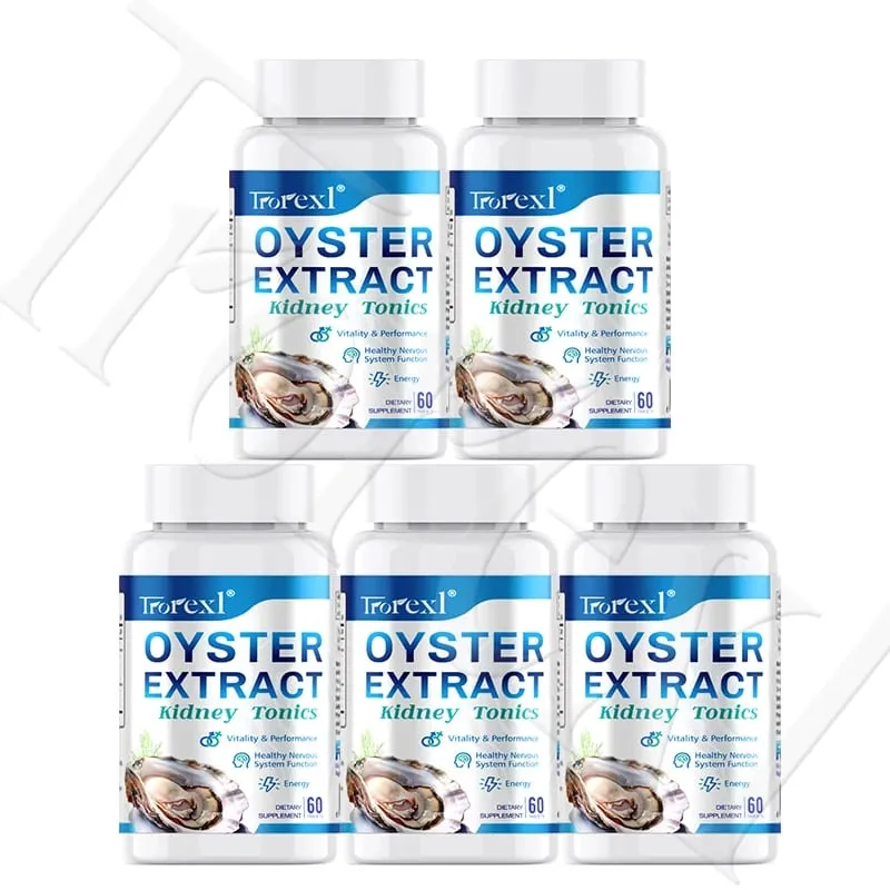 Oyster Extract - Supplement for Men Boosts Performance Supports Vitality Enhancing Extra Strength 60 Tablets