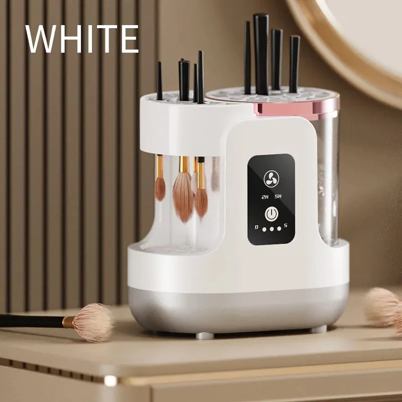 5 IN 1 Electric Makeup Brush Cleaner Machine With Makeup Brush Dryer Mulitfunctional Automatic Cosmetic Brushes Cleaner Tool — image 9