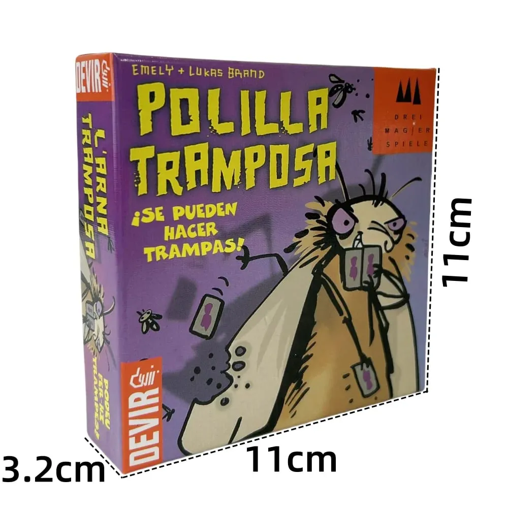 Spanish Mogel Motte Polilla Cards Board Game Devir-game moth cheate /Royal Xiaoqiang Cheating Moth Cards