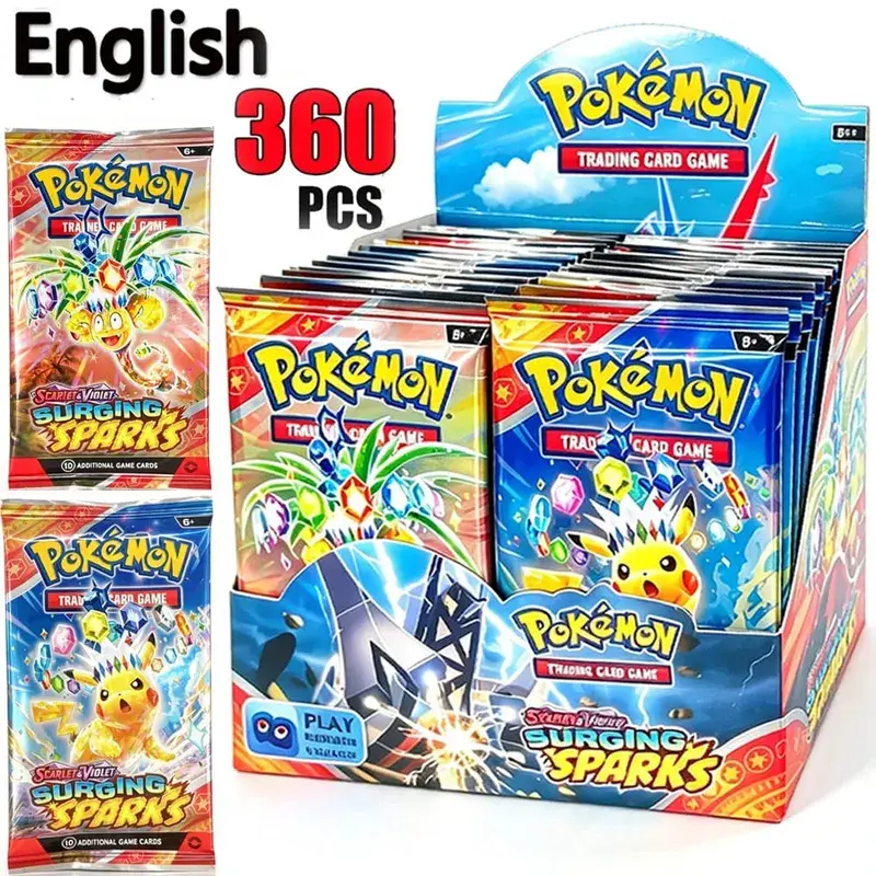 English French Spanish Pokémon Cards Game CROWN ZENITH SILVER TEMPEST Lost Origin Brilliant Stars Carte Pokémon Collection Toys