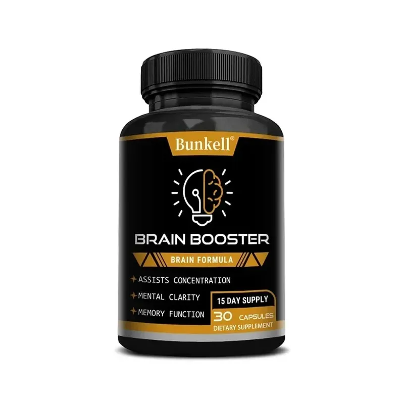 Brain Health Supplement - with Ginkgo Biloba Vitamin B12 Help Improve Cognitive Function and Memory Protect Nerve Cells