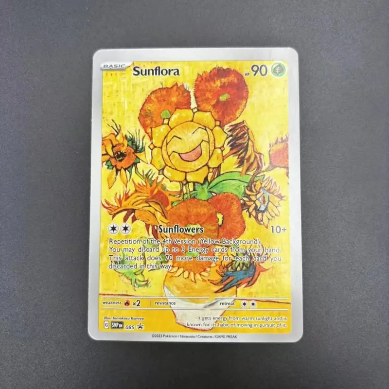DIY Collection Cards 2023 SVP EN VAN GOGH /GREY FELT HAT Self Made Single Card Classic Game Anime Cards Gift Toy