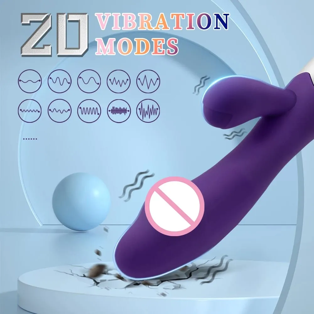 Powerful Rabbit Vibrator Beginner G Spot Nipple Clitoris Stimulation Dual Vibration Vaginal Massager Adult For Women Sex Toys