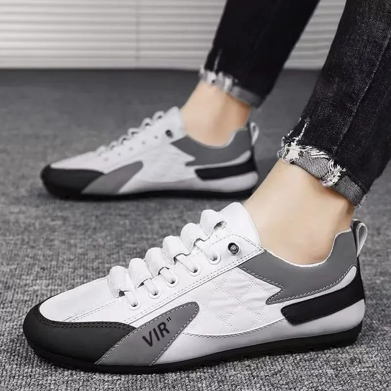 Férfi tornacipők csúszásmentes Új divatos, alacsony felsőrészű szabadidős cipők Könnyű férficipők Divattrend Outdoor Walking Shoes cipők