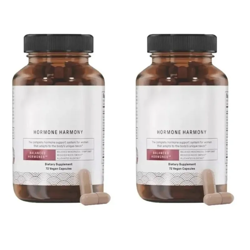 Capsules d'harmonie hormonale avec supplément naturel à base de plantes, soutien au bien-être pour les femmes, soulagement de la ménopause, équilibre hormonal, 72 unités