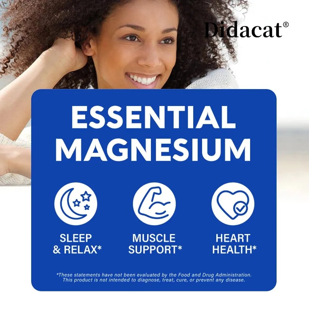 Magnesium Citrate - Max Absorption & High Potency Magnesium Complex Supplement for Heart Muscle Nerve Bone Health — image 2