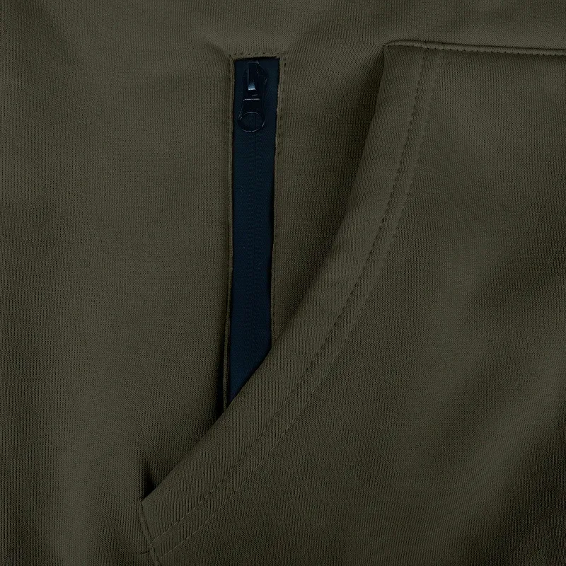 New 2026 Men's Autumn Casual Solid Long Sleeve Zipper Hooded Sweatshirt Coat Male Fashion Outdoors Sportswear Hoodies Jackets — image 28