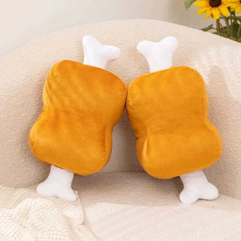 Almohada de hueso de felpa con forma de hueso de 40cm, divertida almohada para siesta en el escritorio de carne, muñeco suave de peluche para dormir, cojín para sofá, decoración de habitación — image 3