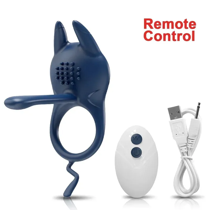 Vibrating Cock Ring Penis Ring for Men Ejaculation Delay Remote Control Penis Extension Clit Stimulator Sex Toy for Couples 18+ — image 9