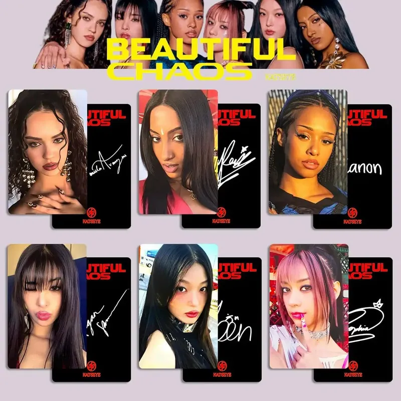 Album 6PCS LOMO Cards - MANON LARA SOPHIA Double-Sided Photo Fans Gift