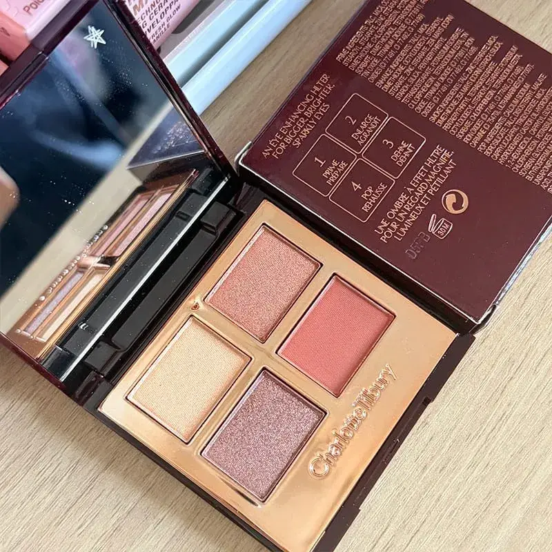 Charlotte Tilbury CT Makeup Sets Textmarker Lip Blam 4-Farben-Lidschatten-Palette Lipgloss Lip Blam Set Pillow Talk Langlebig