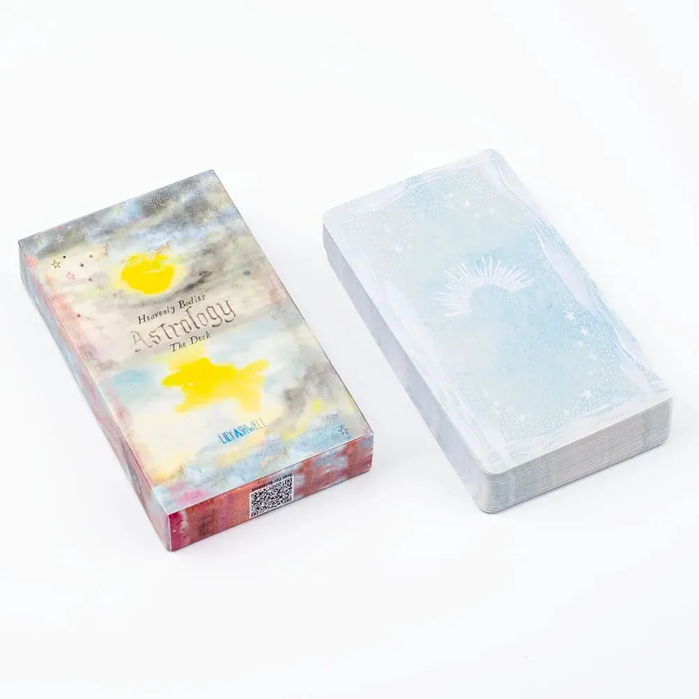 Heavenly Bodies 51-teiliges Astrologie-Orakel-Kartendeck für Schicksals-Wahrsagerei und Wahrsagerei, 10,4 x 6,1 cm großes Brettspiel für Partyspaß