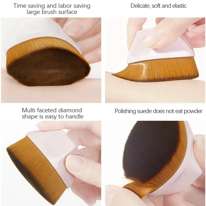 1/2/3/4pcs Makeup Brush Beauty Powder Face Blush Brushes Portable Professional Foundation Brush Cosmetics Soft Base Make Up — image 4