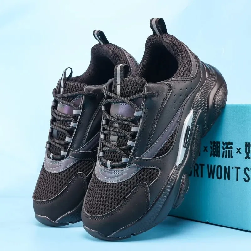 Brand Men Casual Shoes Thick Sole Breathable Fashion Sneakers Soft Male Walking Shoes DRLDX Zapatillas Hombre Luxury Mens Shoes