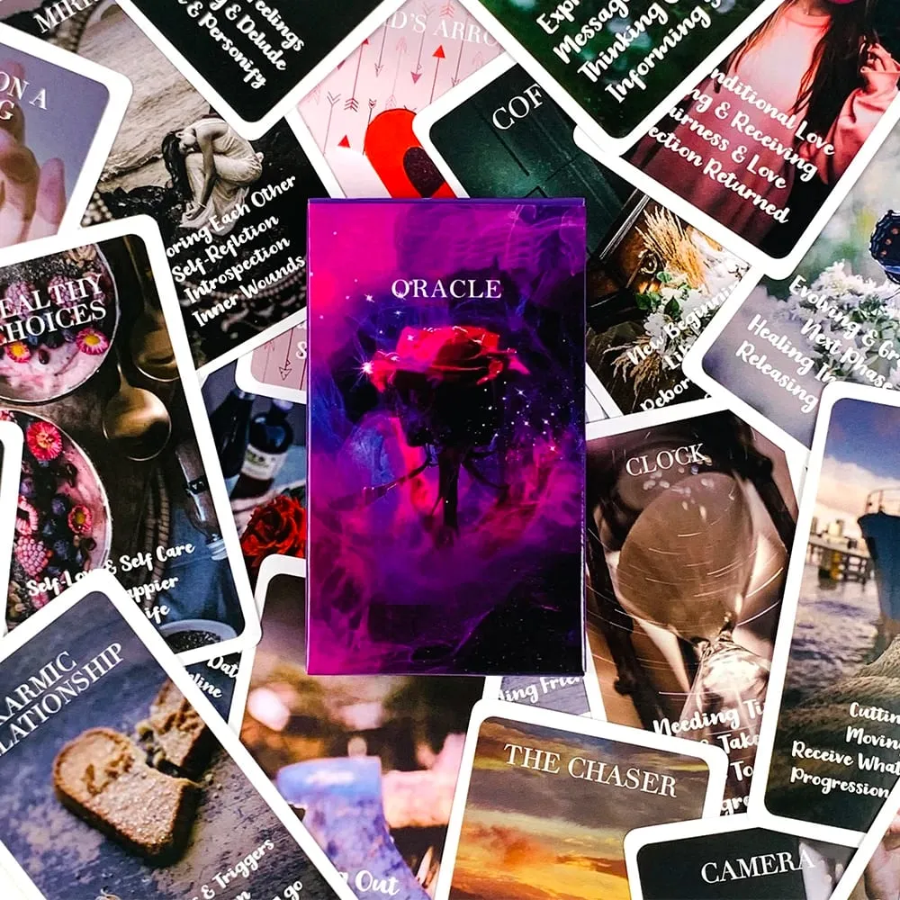 Exquisite Oracle Cards A 53 Oracle Divination Edition Deck Borad Playing Games Perfect Date Night Romantic Valentine's Day Gift